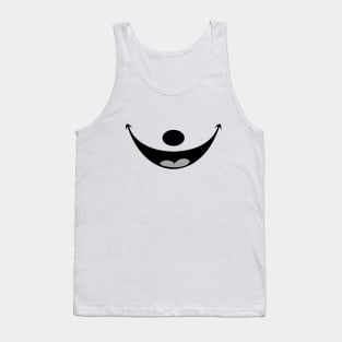 cat cartoon facemask Tank Top